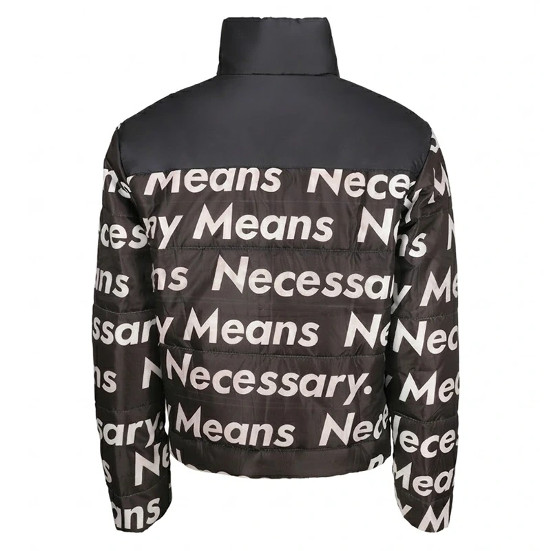 Goku Drip Black Puffer Jacket - Image 2