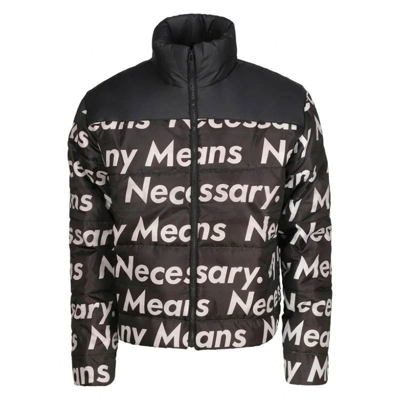 Goku Drip Black Puffer Jacket