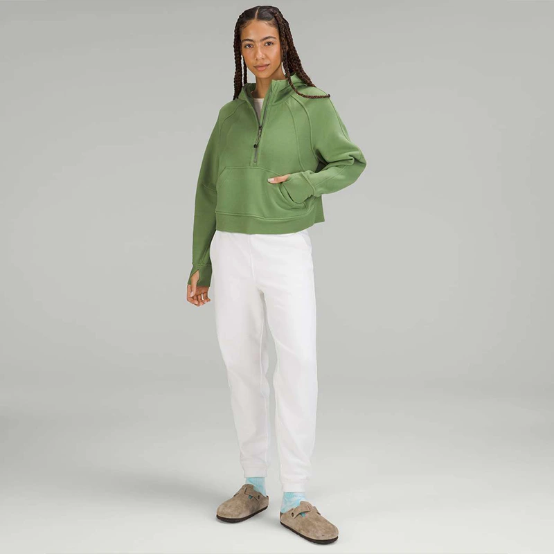 Women oversize half zip Hoodie - Image 3