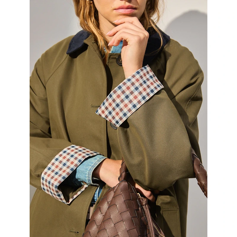 Green Trench Coat - Image 4