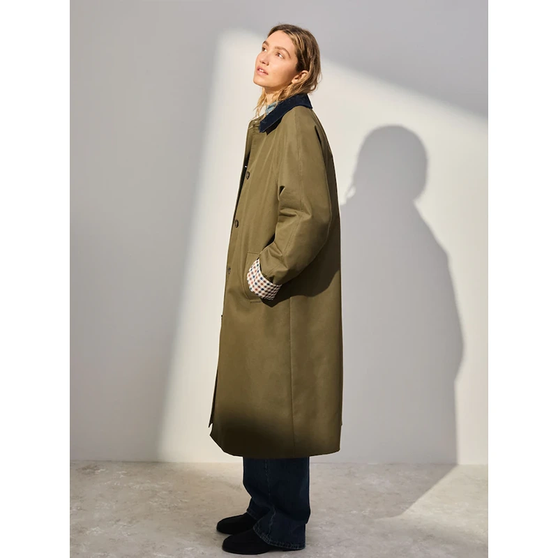 Green Trench Coat - Image 7