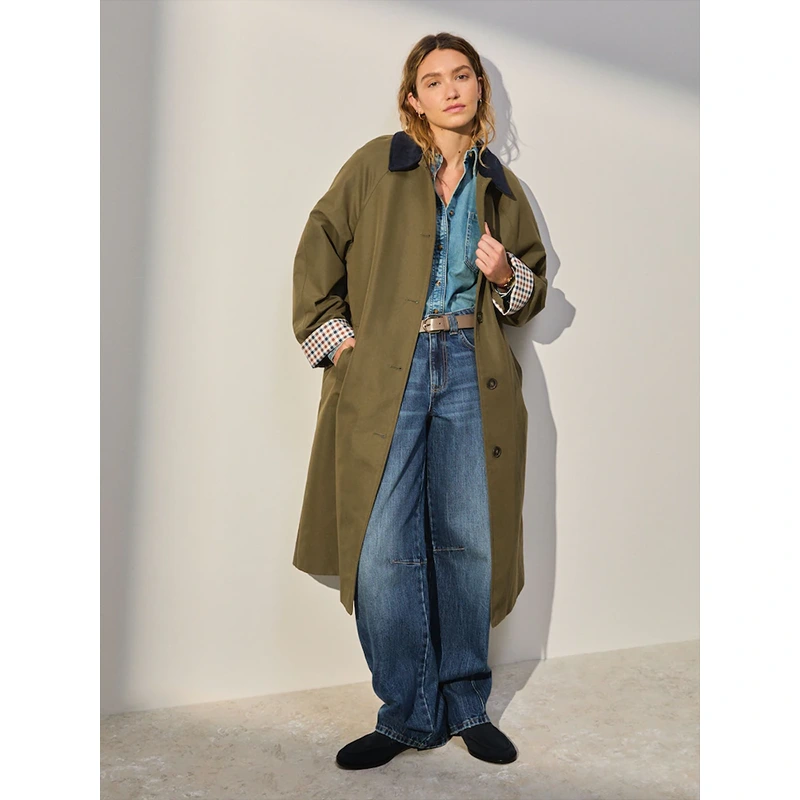 Green Trench Coat - Image 8