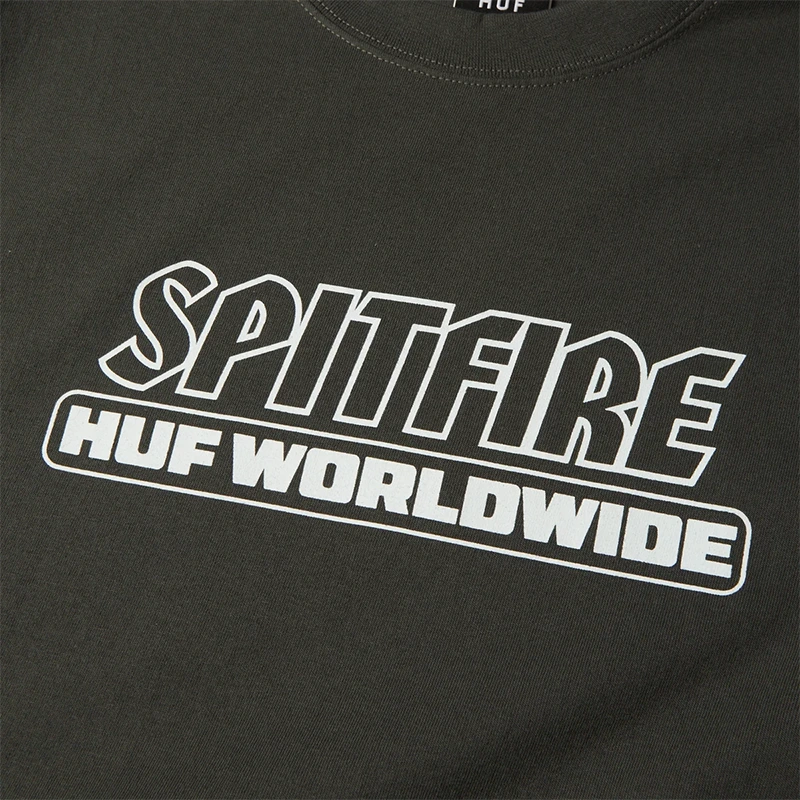 HUF x Spitfire Burn Heavyweight T-Shirt - Image 3
