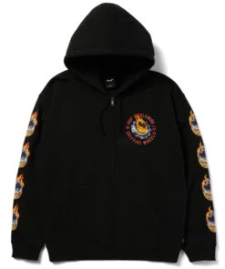 HUF x Spitfire Chrome Head Full-Zip Hoodie