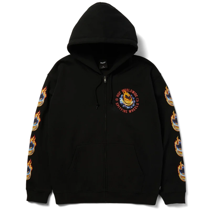 HUF x Spitfire Chrome Head Full-Zip Hoodie