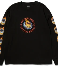 HUF x Spitfire Chrome Head Long Sleeve T-Shirt