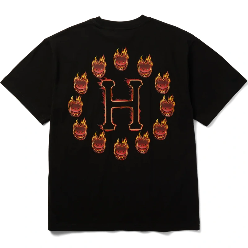HUF x Spitfire Flame Galaxies T-Shirt - Image 2