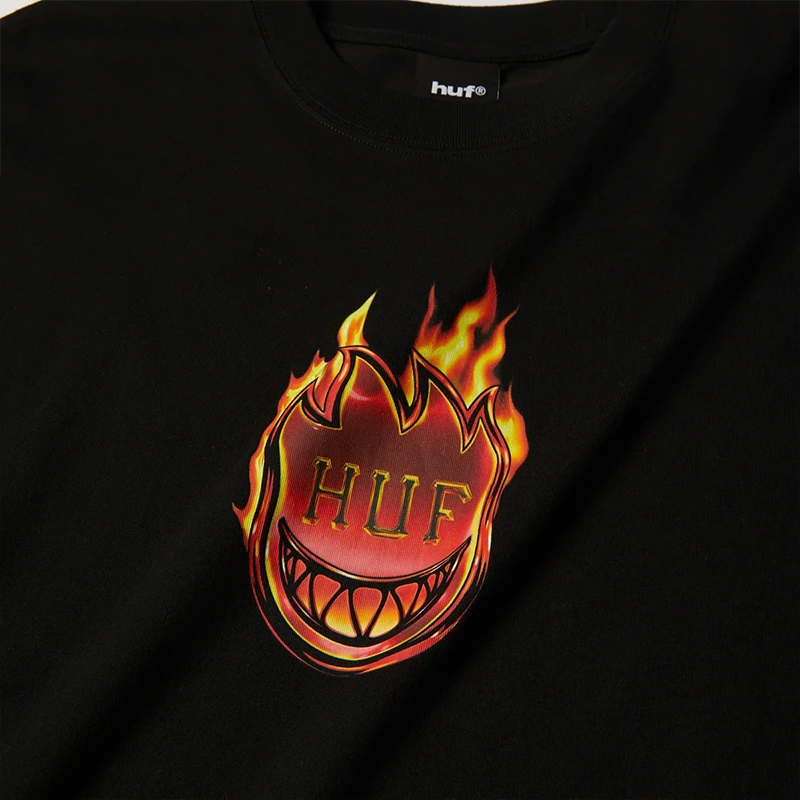 HUF x Spitfire Flame Galaxies T-Shirt - Image 4