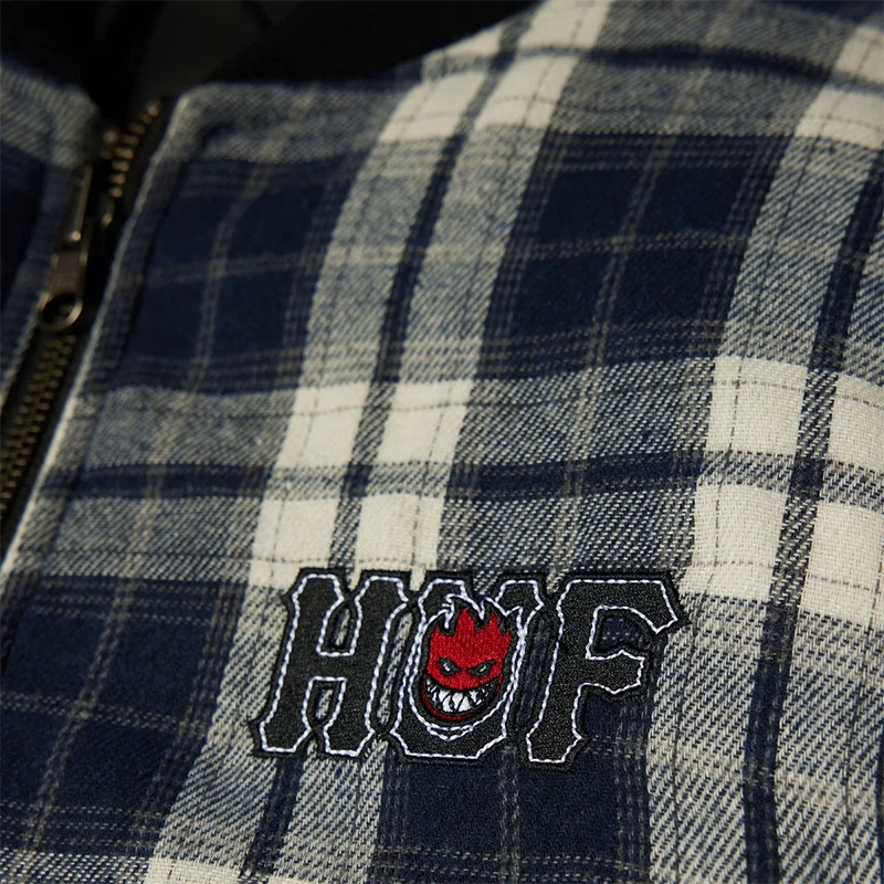 HUF x Spitfire Reversible Plaid Jacket - Image 13