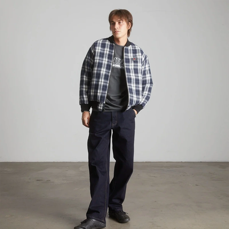 HUF x Spitfire Reversible Plaid Jacket - Image 19