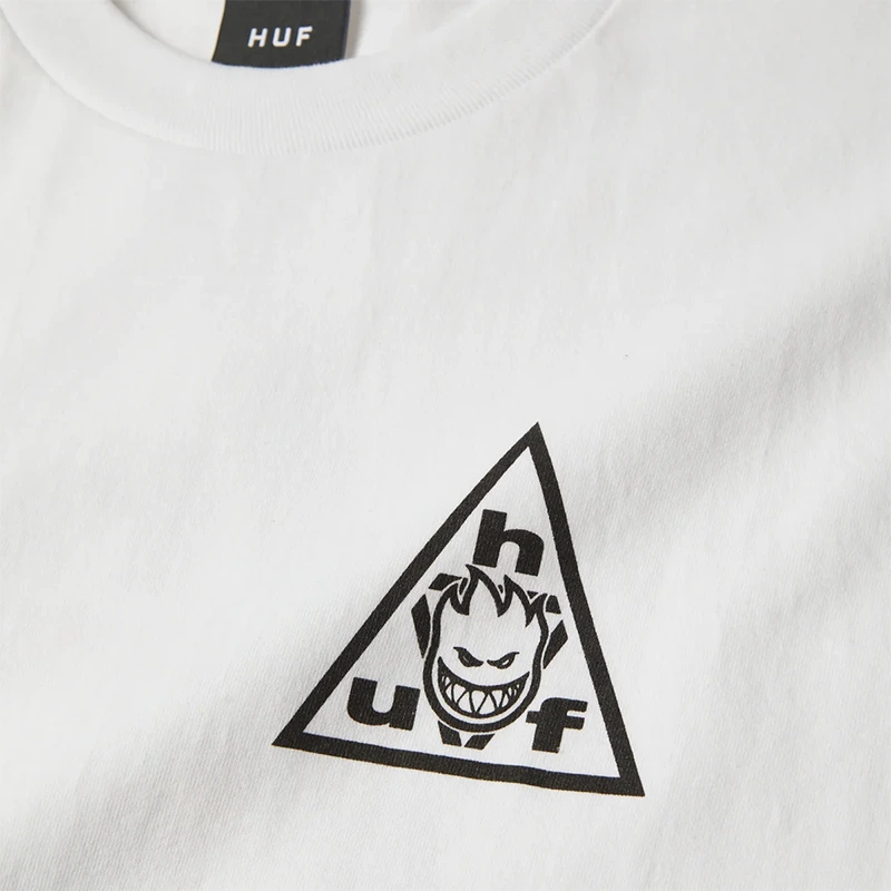 HUF x Spitfire Sticker Triple Triangle T-Shirt - Image 2