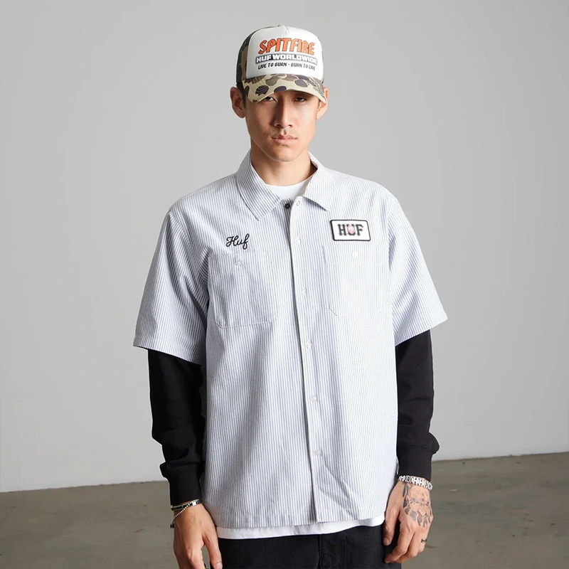 HUF x Spitfire Union Work Shirt - Image 9