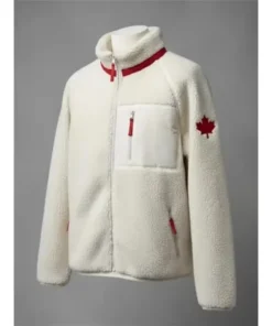 Heated Rivalry Team Canada Sherpa Fleece Jacket