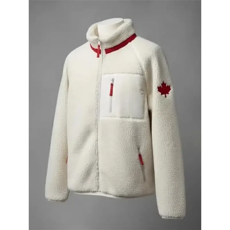 Heated Rivalry Team Canada Sherpa Fleece Jacket