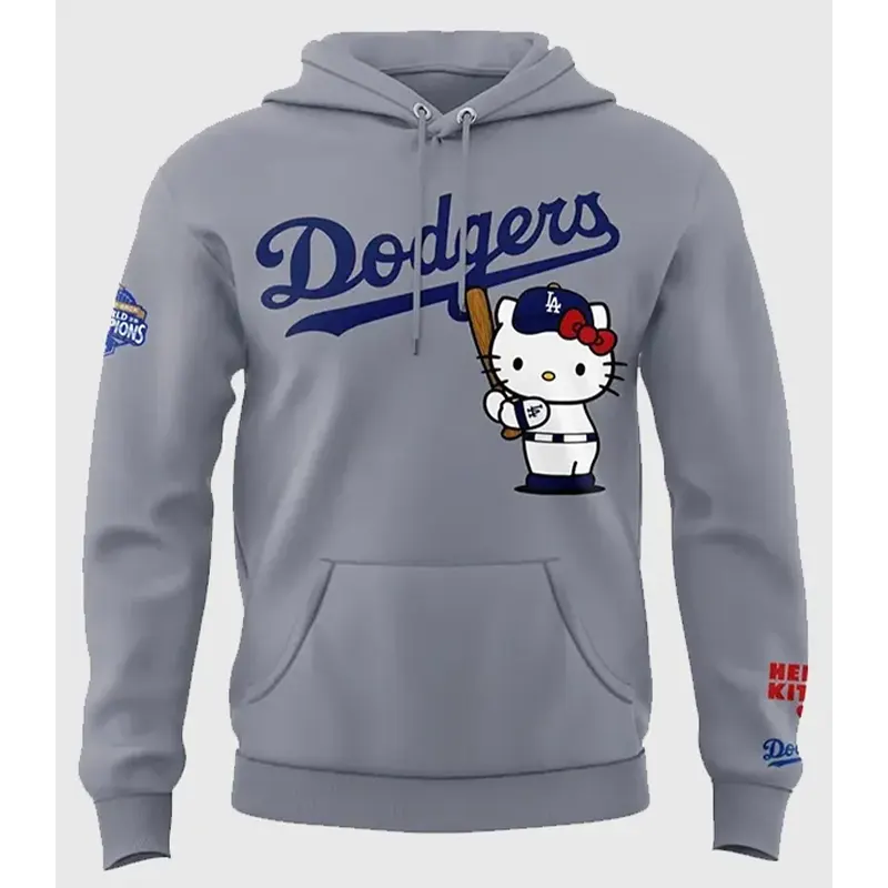Dodgers Hello Kitty Hoodie - Image 2