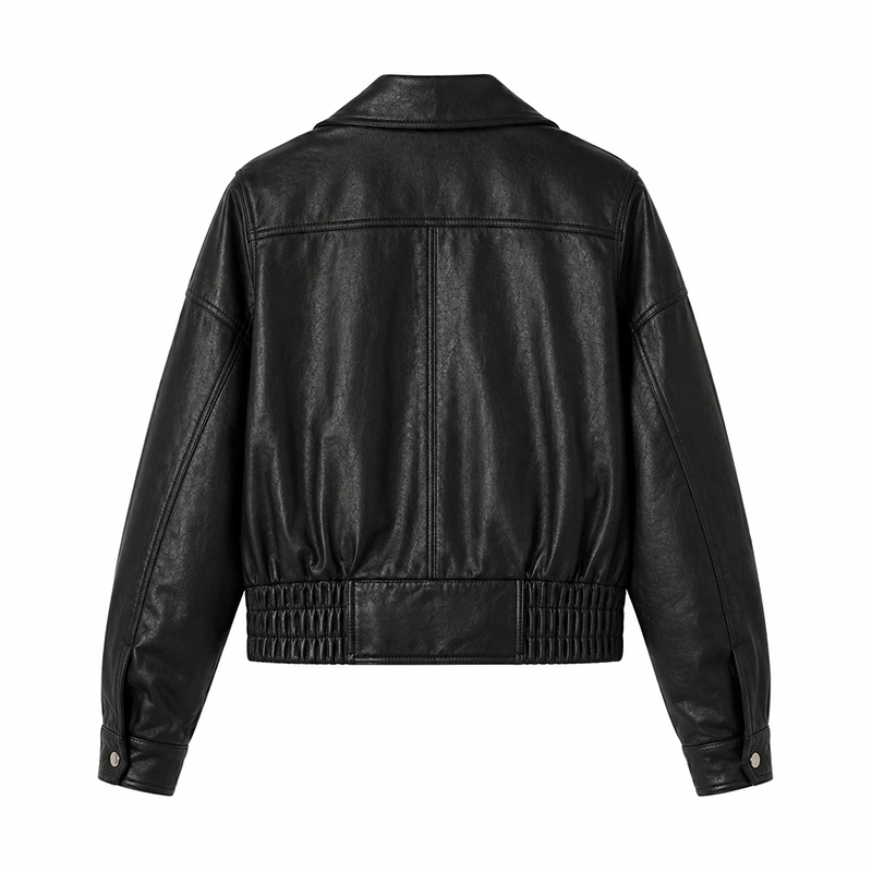 Her Private Hell Sophie Thatcher Black Leather Jacket - Image 2