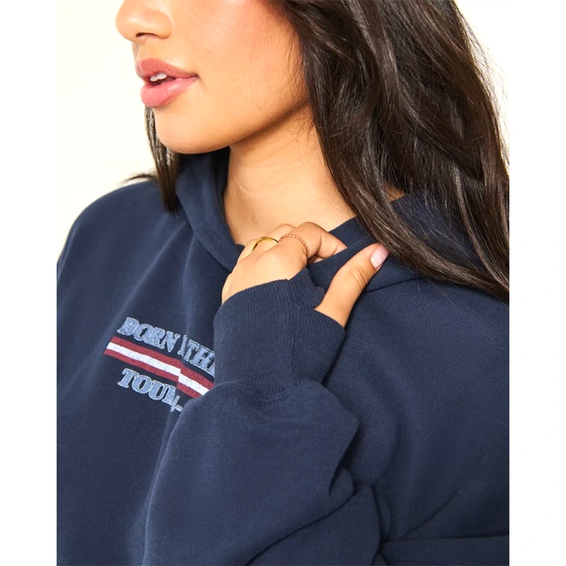 Hollister Girls Feel Good Bruce Springsteen Graphic Classic Hoodie - Image 6