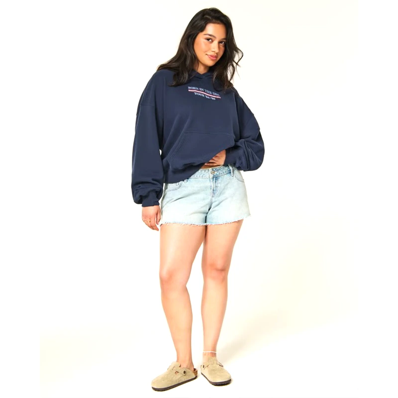 Hollister Girls Feel Good Bruce Springsteen Graphic Classic Hoodie - Image 5