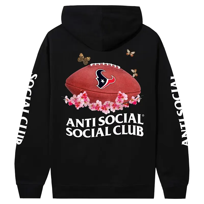 Houston Texans AntiSocialSocialClub x NFL Impact Blossom Hoodie - Image 3