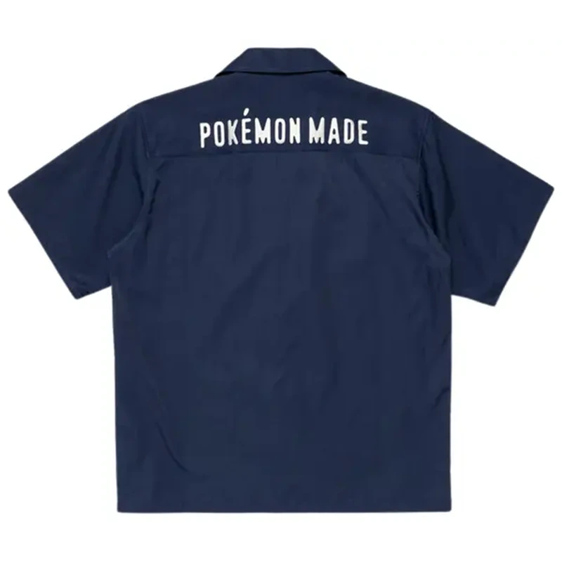 Human Made x Pokémon Made Navy Blue Aloha Shirt - Image 2