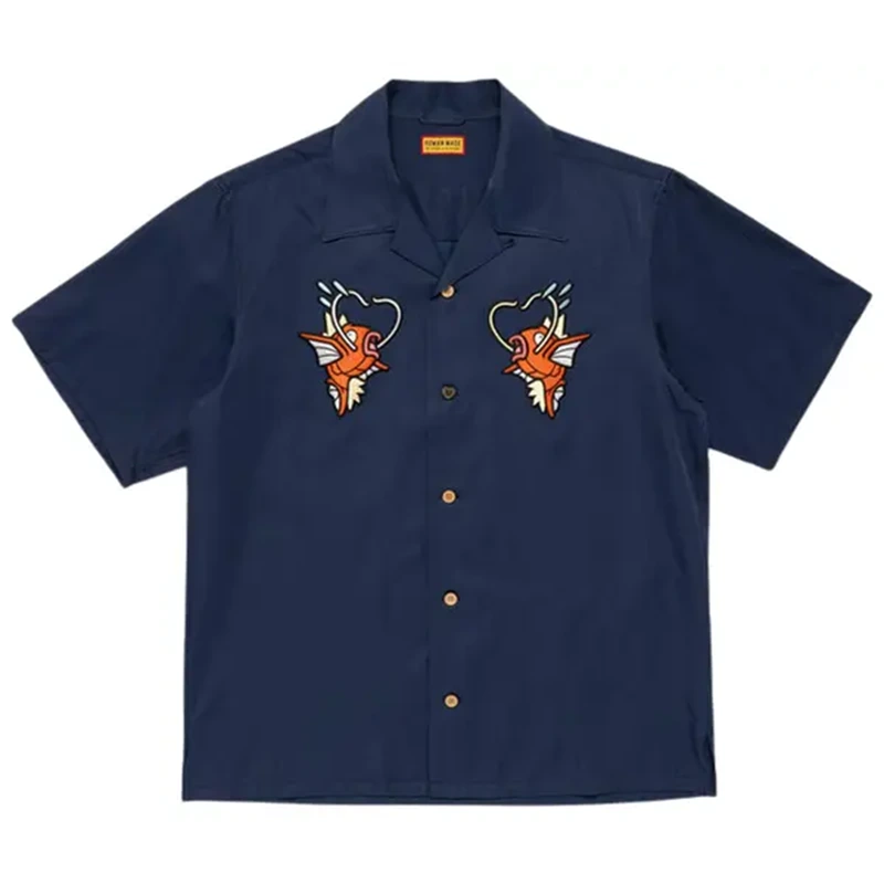 Human Made x Pokémon Made Navy Blue Aloha Shirt
