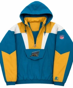 Jacksonville Jaguars 90’s Blue Half Zip Jacket