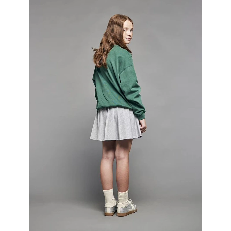 Jade New York Sweatshirt with Round Neckline and Color Blocking - Image 7