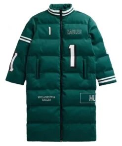 Jalen Hurts Philadelphia Eagles Off Season Long Puffer Coat