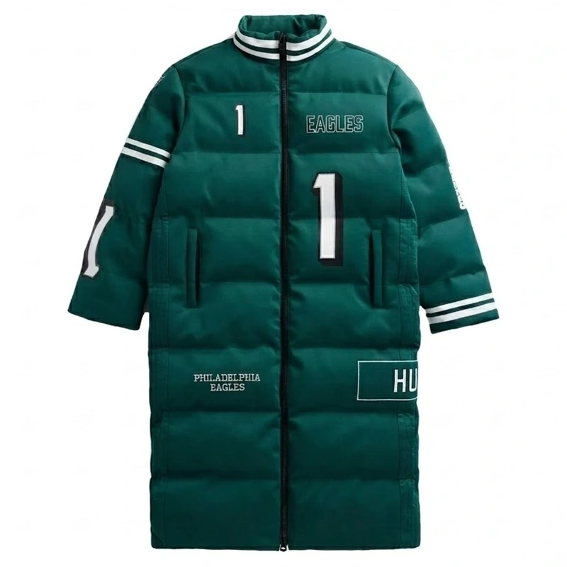 Jalen Hurts Philadelphia Eagles Off Season Long Puffer Coat