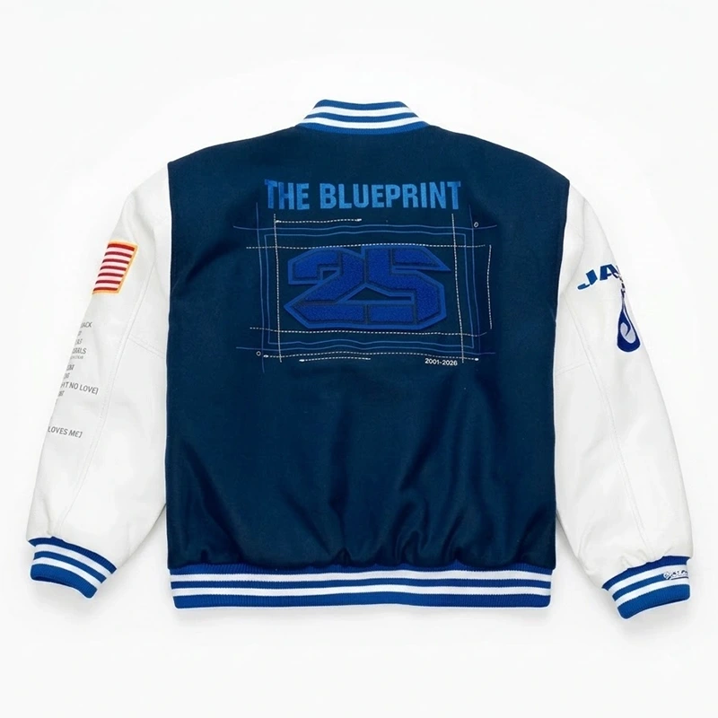 Jay-Z The Blueprint x New York Yankees Varsity Jacket - Image 2