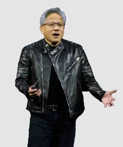 Nvidia CEO Jensen Huang Leather Jacket