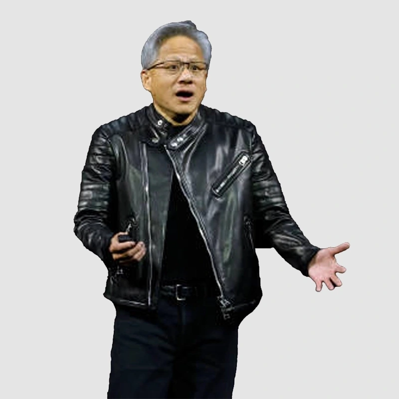 Nvidia CEO Jensen Huang Leather Jacket
