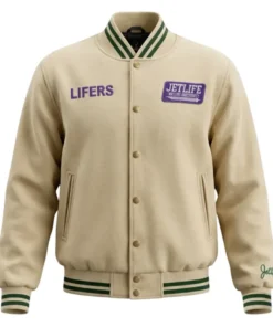 Jet Life Lifer Beige Wool Jacket