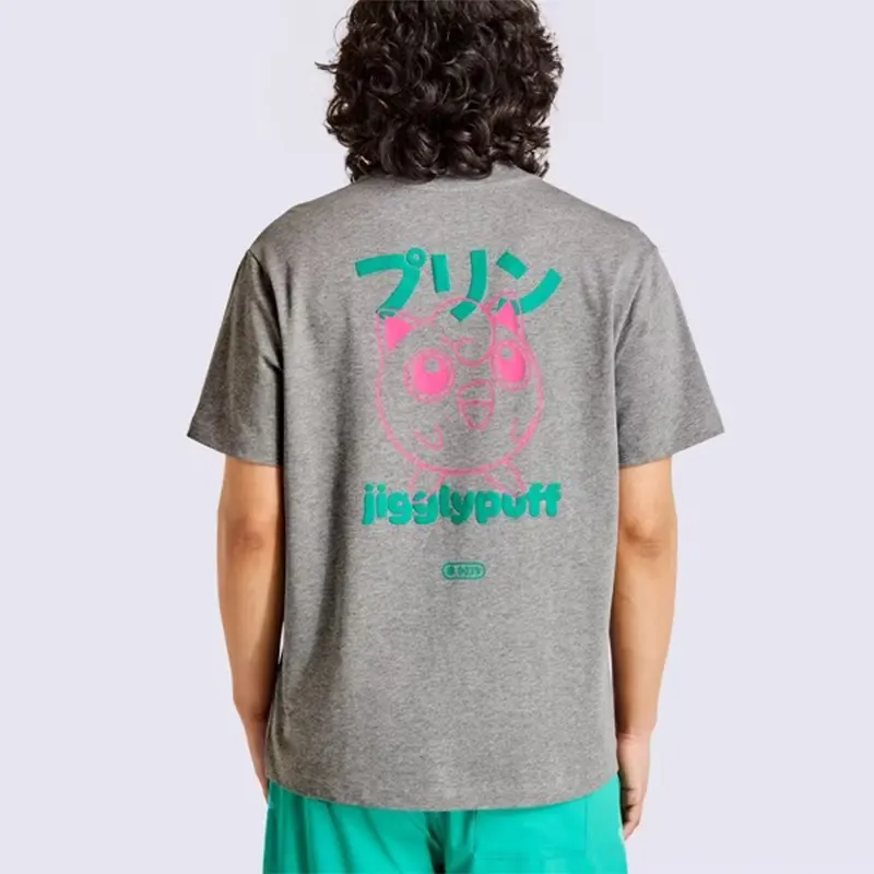 Jigglypuff Graphic Print Short Sleeve Crewneck T-Shirt - Image 2