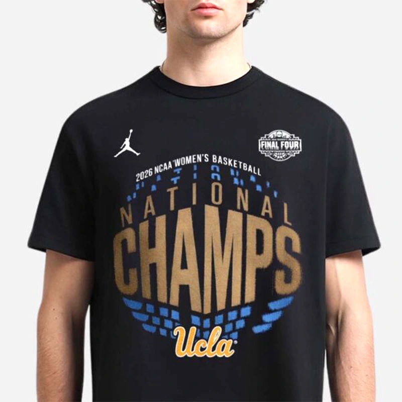 Jordan 2026 Womens Basketball National Champions UCLA Bruins Locker Room T-Shirt