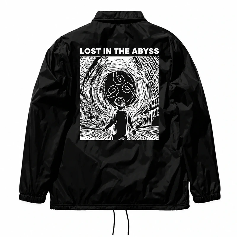 Juice WRLD 999 Lost in The Abyss Black Jacket - Image 2