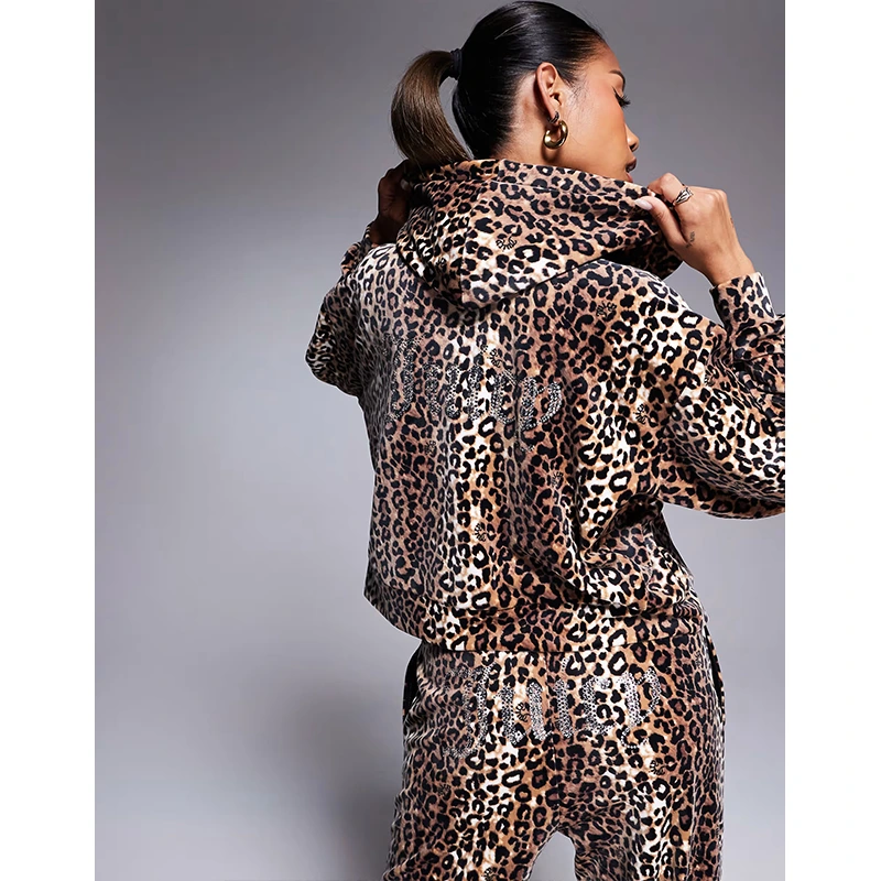 Juicy Couture velour Leopard Tracksuit - Image 3