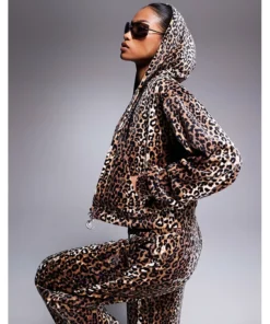 Juicy Couture velour Leopard Tracksuit