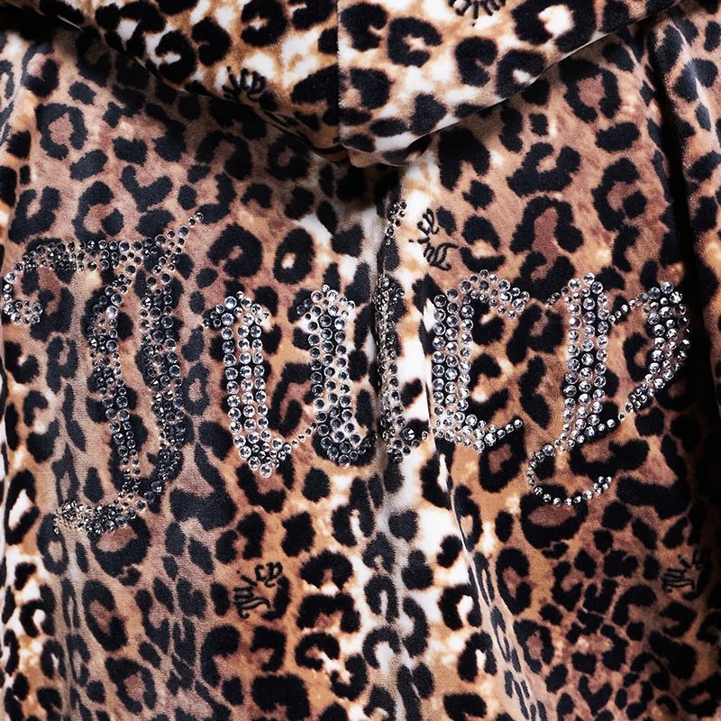 Juicy Couture velour Leopard Tracksuit - Image 4