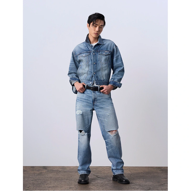 Jung Kook for Calvin Klein 90s Denim Trucker Jacket - Image 10