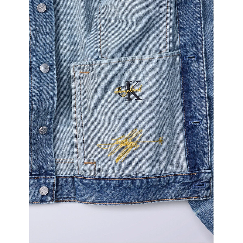 Jung Kook for Calvin Klein 90s Denim Trucker Jacket - Image 8