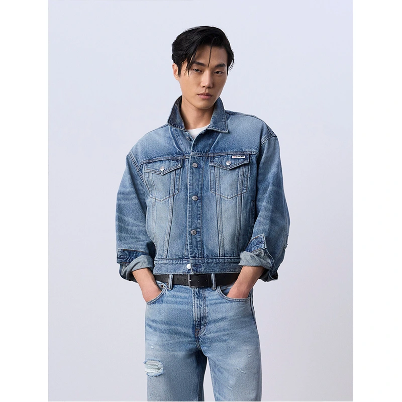 Jung Kook for Calvin Klein 90s Denim Trucker Jacket - Image 7