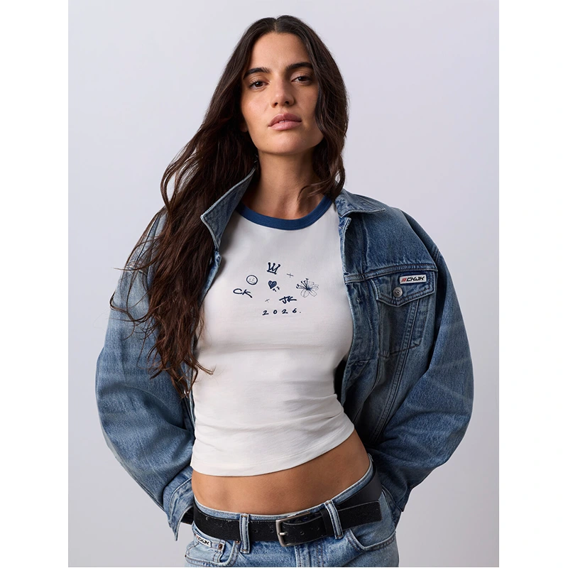 Jung Kook for Calvin Klein 90s Denim Trucker Jacket - Image 3