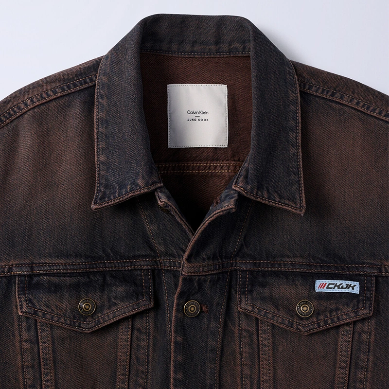 Jung Kook for Calvin Klein 90s Dusk Denim Trucker Jacket - Image 2