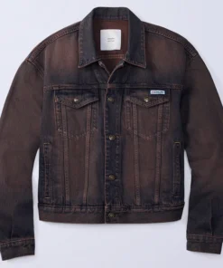 Jung Kook for Calvin Klein 90s Dusk Denim Trucker Jacket