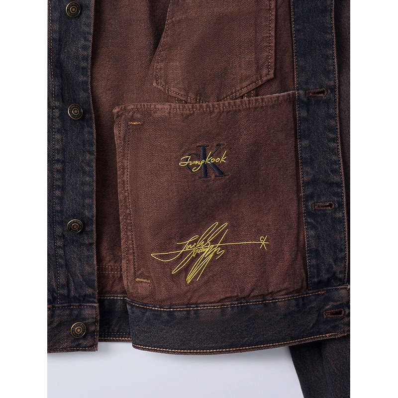 Jung Kook for Calvin Klein 90s Dusk Denim Trucker Jacket - Image 3