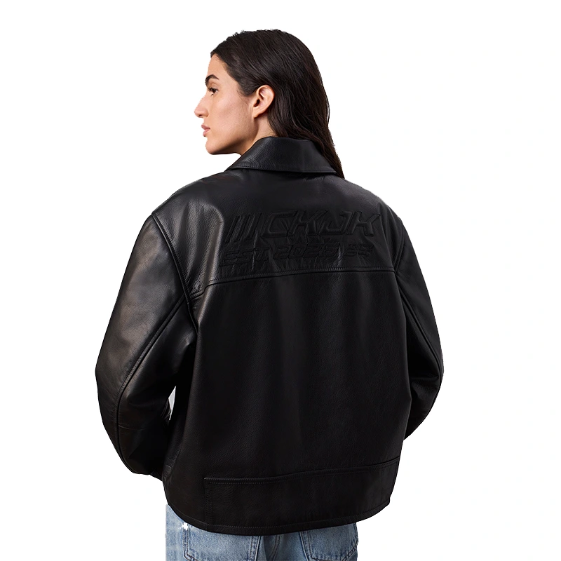Jung Kook for Calvin Klein Leather Racer Jacket - Image 10