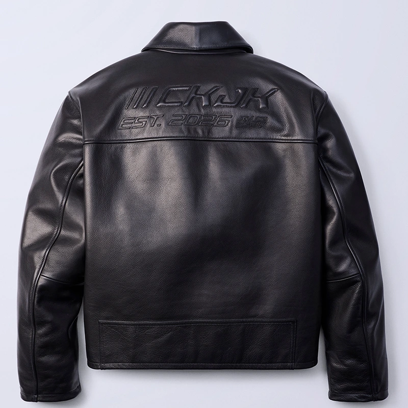 Jung Kook for Calvin Klein Leather Racer Jacket - Image 2