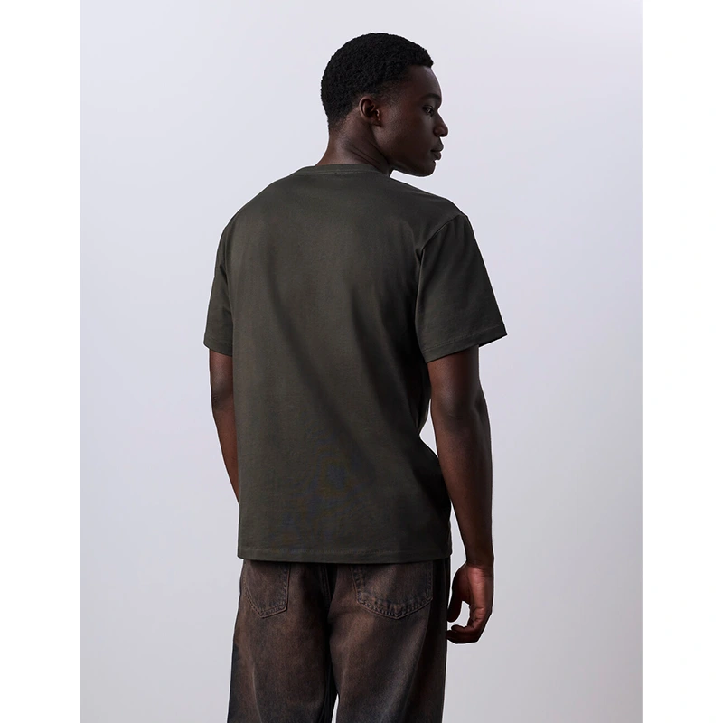 Jung Kook for Calvin Klein Logo Badge Black Relaxed T-Shirt - Image 7