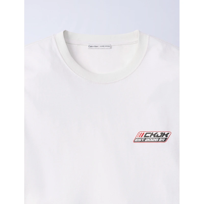 Jung Kook for Calvin Klein Logo Badge Relaxed T-Shirt - Image 3